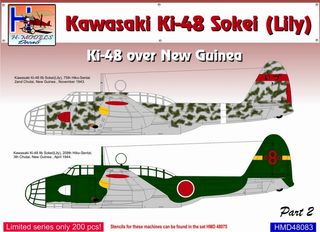 HMD48083 九九式双発軽爆撃機 ｢ニューギニア上空パート2｣ (2機分) | H