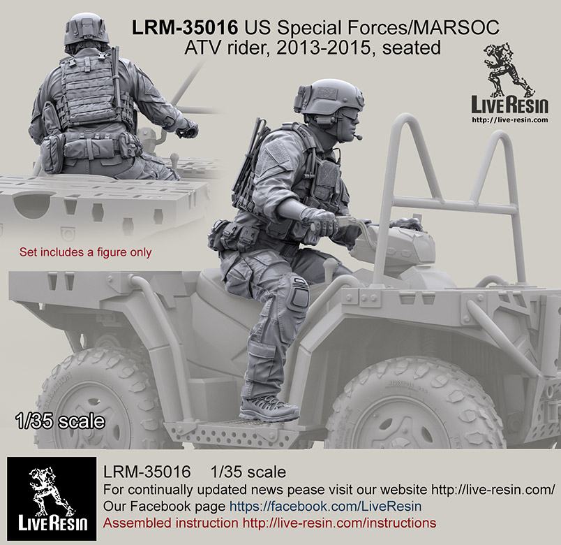 LRM-35016 現用アメリカ陸軍 特殊部隊 MARSOC ATVライダー 2013-2015
