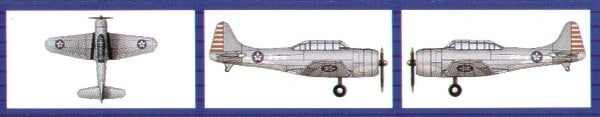 03402 ダグラス SBD-3 ドーントレス 【ネコポス規格外】|艦船用飛行機|艦船