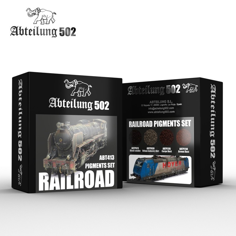 MIGプロダクション　アプタイルンク502　ピグメント　セット ABT413 レールロード RAILROAD PIGMENTS SET | 502アプタイルンク
