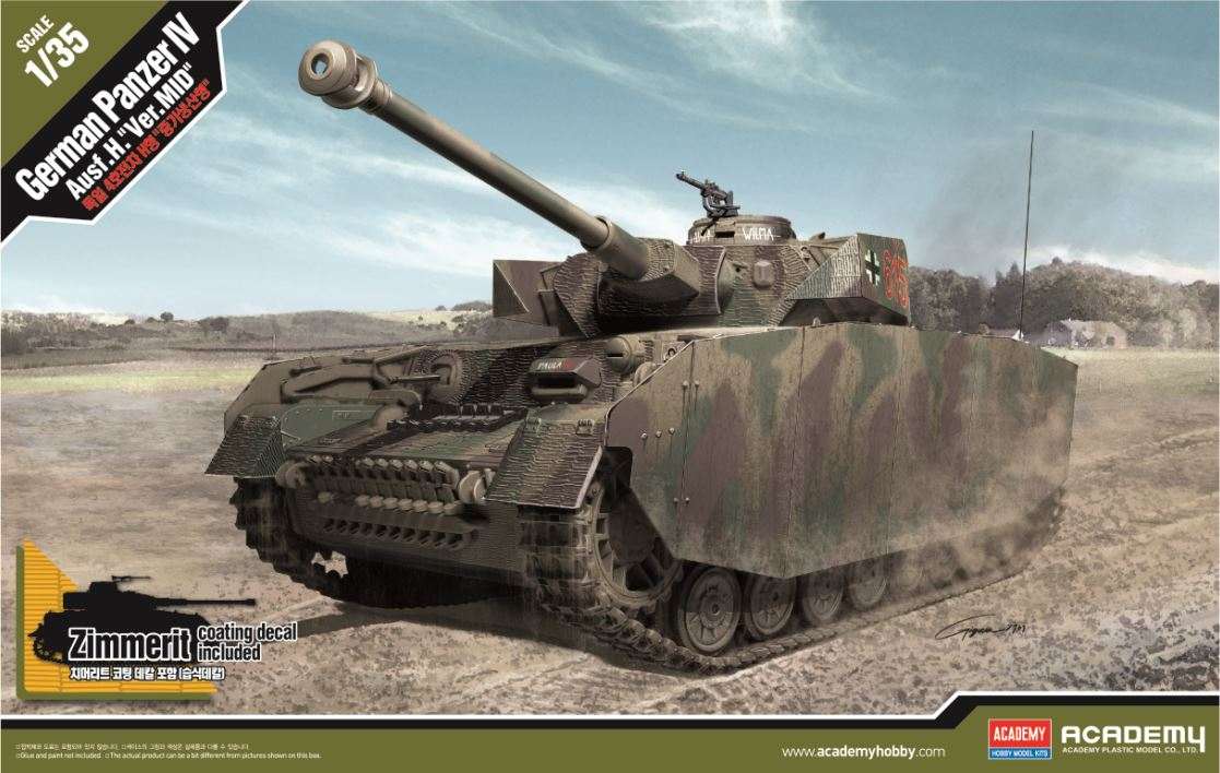 13516 ドイツ IV号戦車H型 中期生産型 | アカデミー ACADEMY | AFV,第
