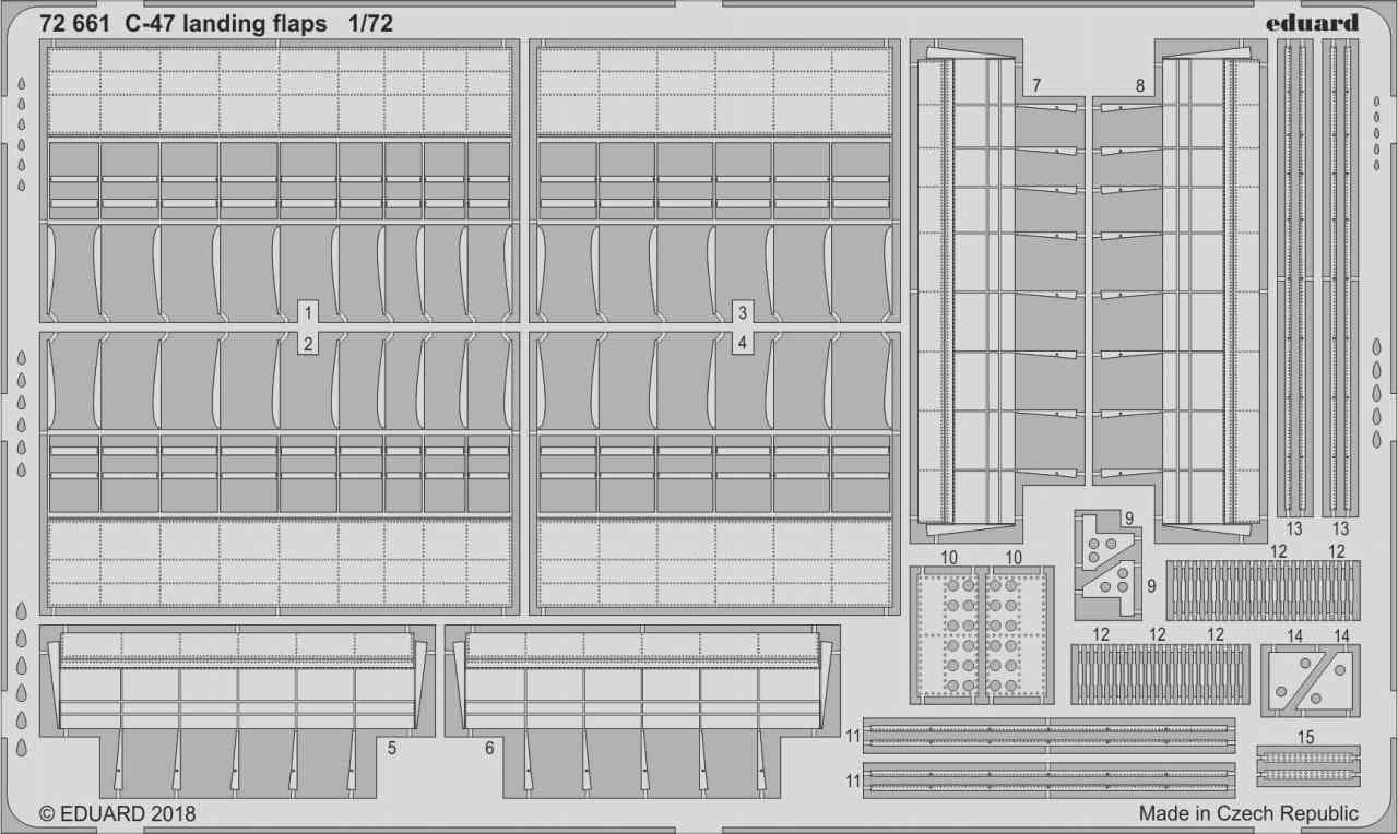 72661 ダグラス C-47 スカイトレイン フラップ|飛行機用パーツ|飛行機