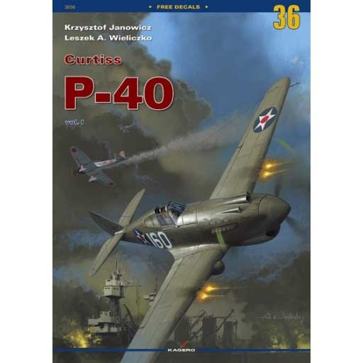 MONOGRAFIE 3036 カーチス P-40 Vol.1 マスキングシール付|洋書|書籍＆DVD