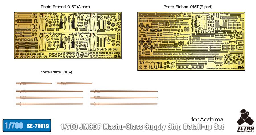 再入荷】SE-70019 海上自衛隊 補給艦 ましゅう用ディテールアップ