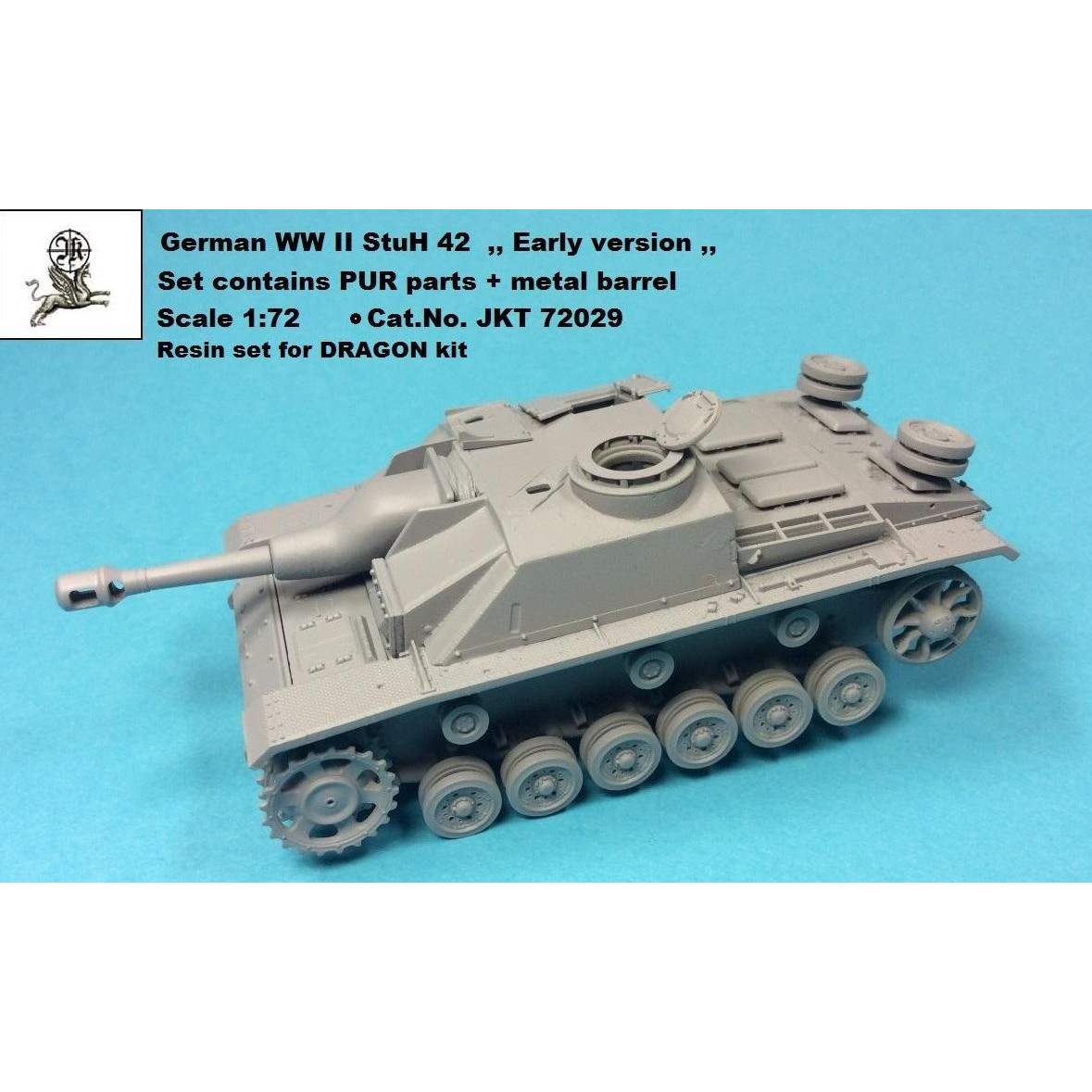 JKT72029 10.5cm突撃榴弾砲42 E/F型 初期型コンバージョンセット|AFV用パーツ|AFV