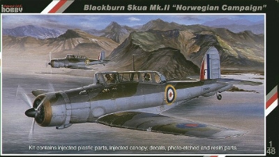 48046 ブラックバーン スクア Mk.II|第二次大戦の飛行機モデル|飛行機