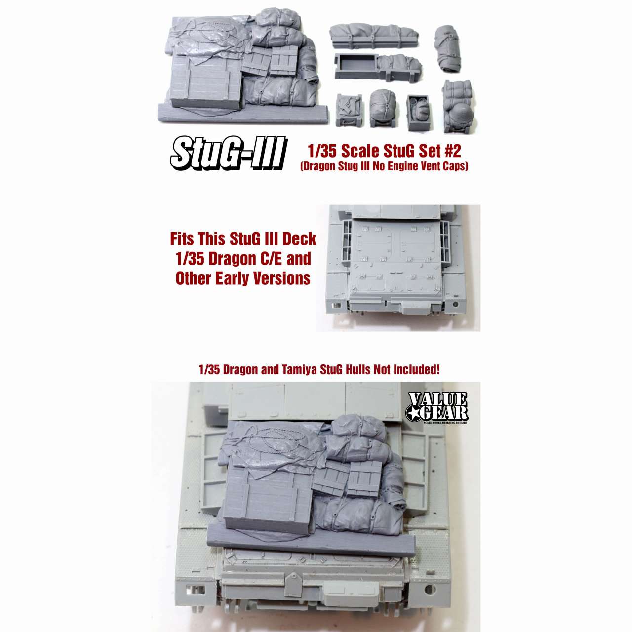 STG02 III号突撃砲 積荷セット #2|建物／情景用パーツ|フィギュア