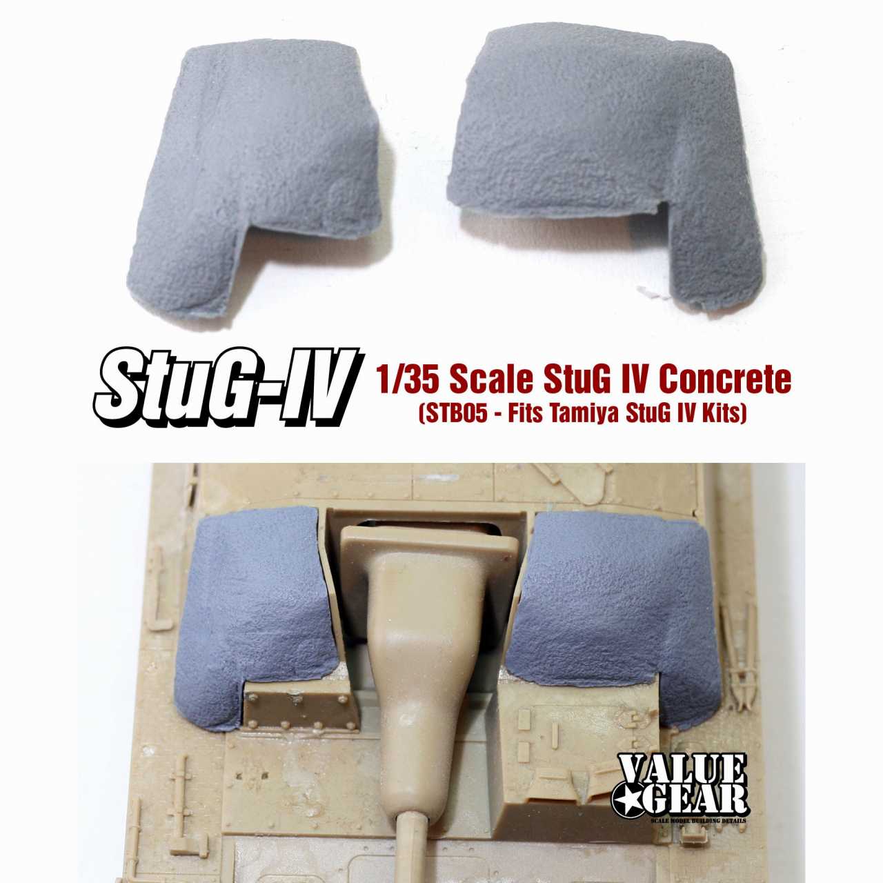 STB05 IV号突撃砲 コンクリート装甲|建物／情景用パーツ|フィギュア