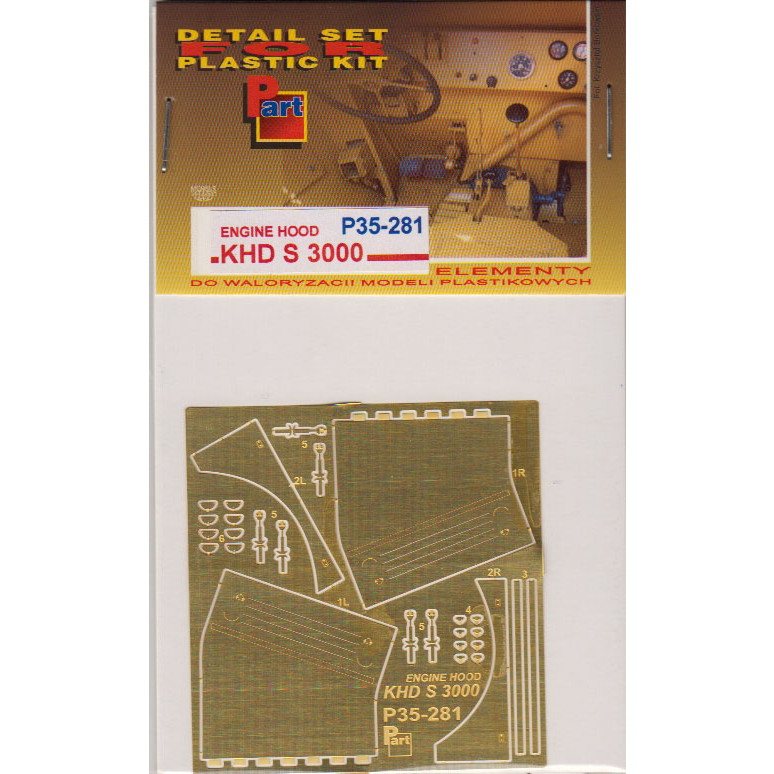 P35281 KHD S 3000 エンジンフード|AFV用パーツ|AFV