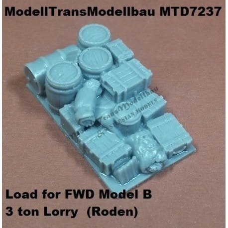 MTD7237 アメリカ FWDモデルB 3トン運搬車 積荷|AFV用パーツ|AFV