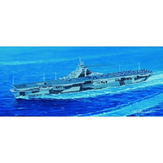 05737 米国海軍 エセックス級航空母艦 CV-19 ハンコック 長船体