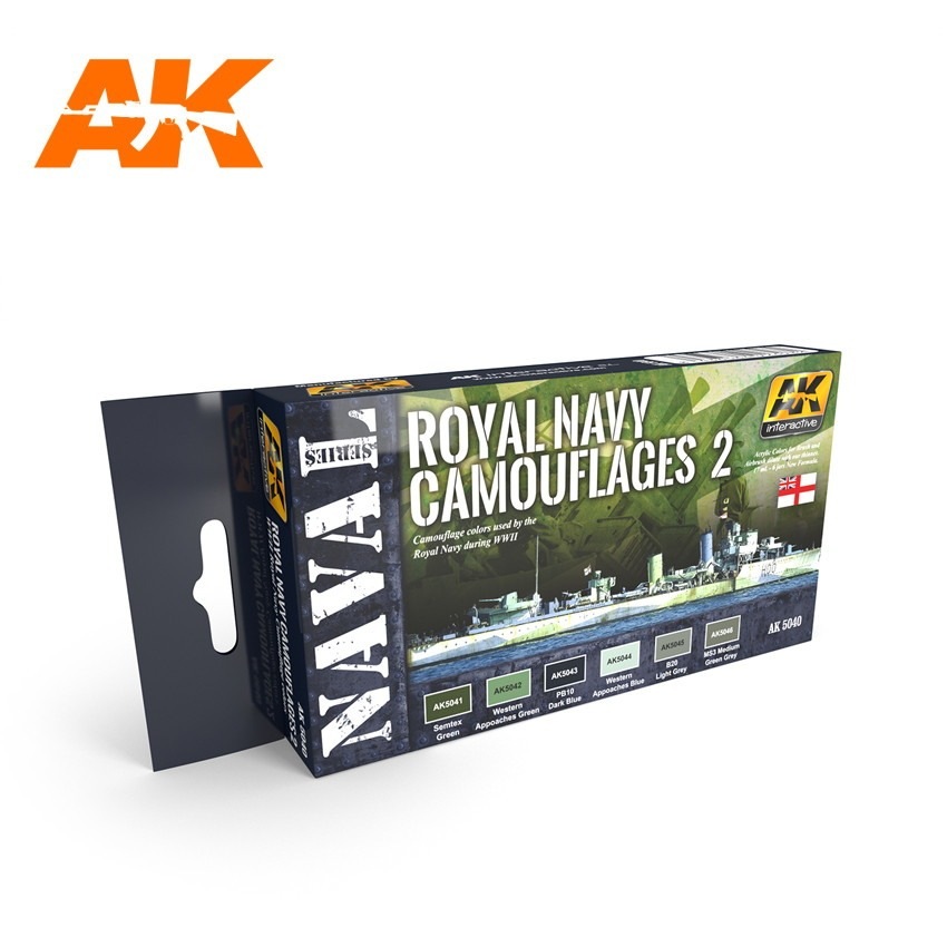 AK5040 イギリス海軍迷彩色セット2|塗料|ツール＆マテリアル