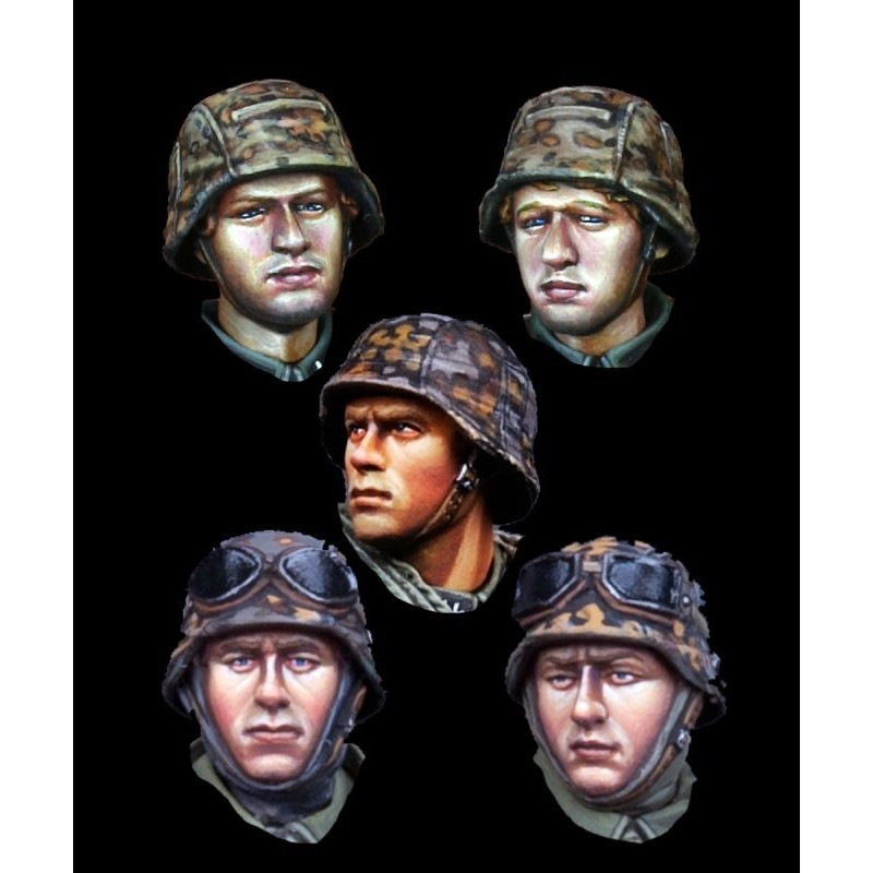 H024 WWII 独 武装親衛隊ヘッドセット | アルパイン Alpine Miniatures