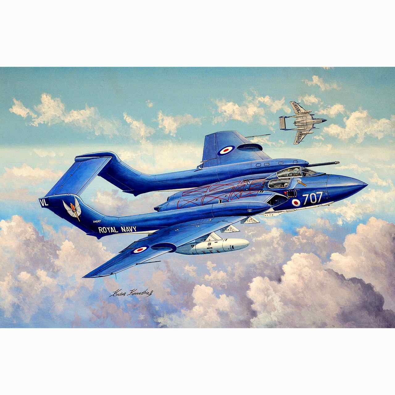 05808 デ・ハビランド DH.110 シービクセン FAW.2|大戦後の飛行機モデル|飛行機