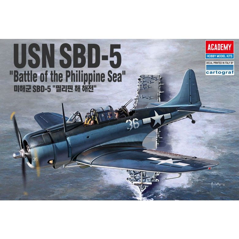 12329 ダグラス SBD-5 ドーントレス マリアナ沖海戦|第二次大戦の飛行機モデル|飛行機