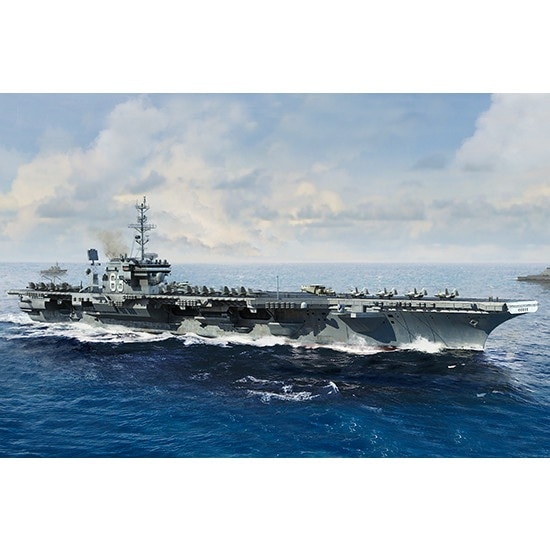 06714 アメリカ海軍 航空母艦 CV-63 キティホーク|大戦後の艦船モデル|艦船