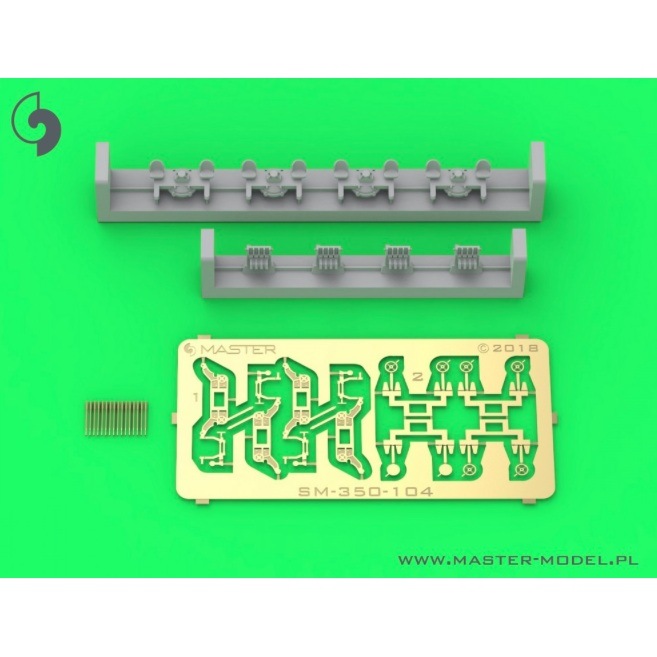 SM350-104)仏海軍 オチキス76口径13.2mm四連装機銃 1929