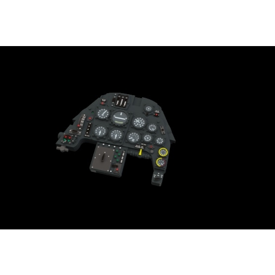 ルック644003 メッサーシュミット Bf109G-6 計器盤|飛行機用パーツ|飛行機