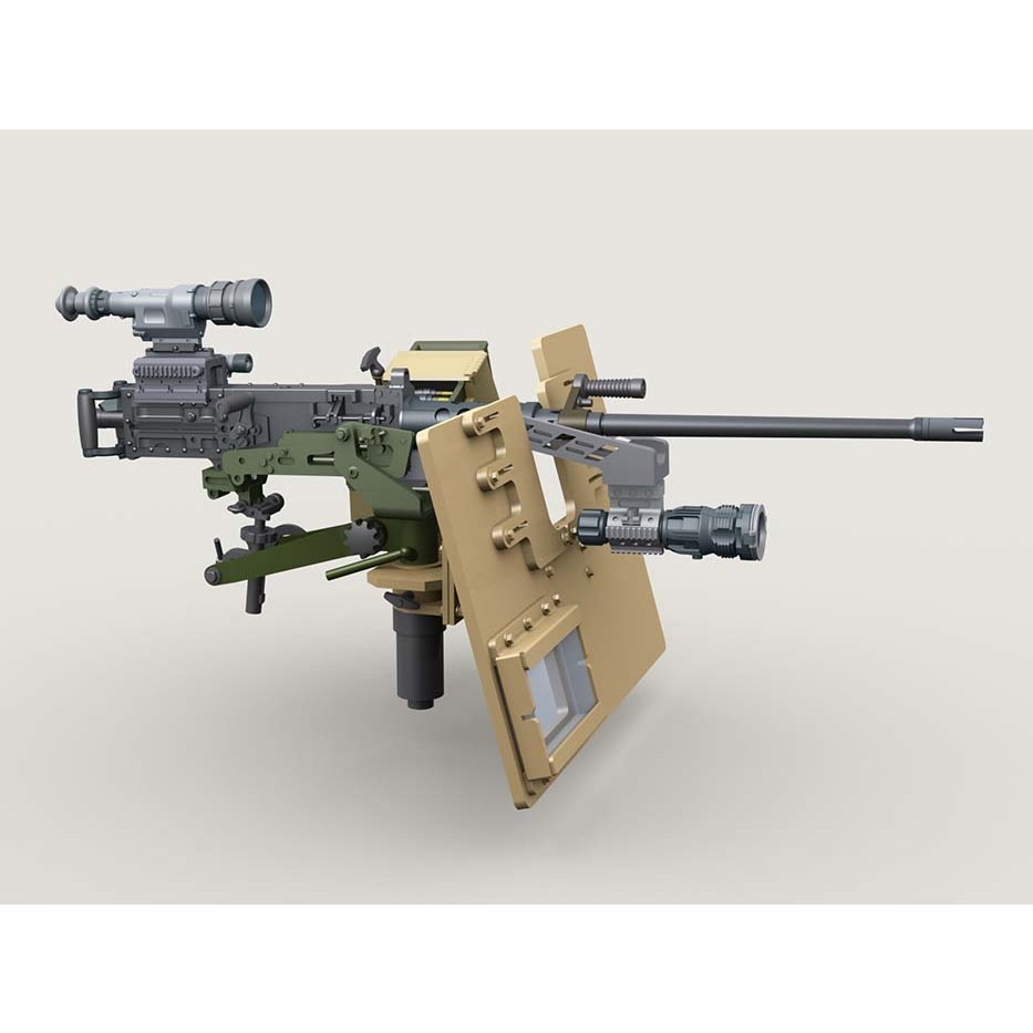LF3D036 ブローニング M2A1 QCB 重機関銃 & SAG シールドマウント|AFV用パーツ|AFV