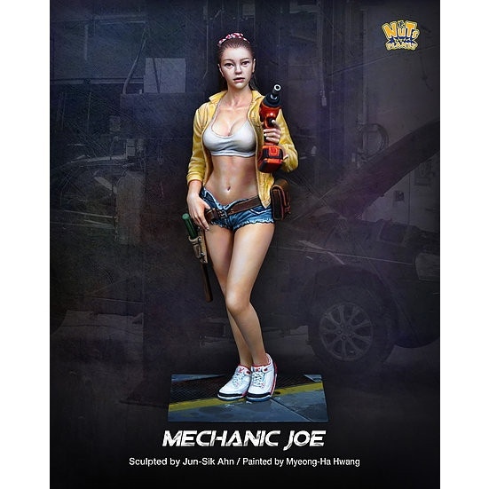 NP-90001 90mm メカニックジョー (Mechanic JOE)|女性フィギュア|フィギュア
