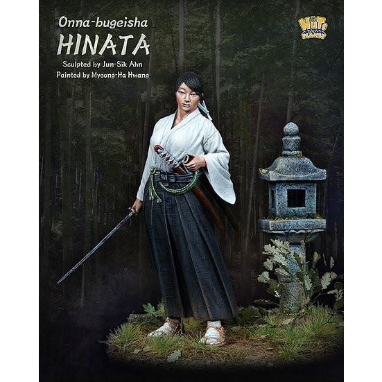 NP-90002 90mm 女武芸者 ヒナタ (Onna-bugeisha, Hinata)|女性フィギュア|フィギュア