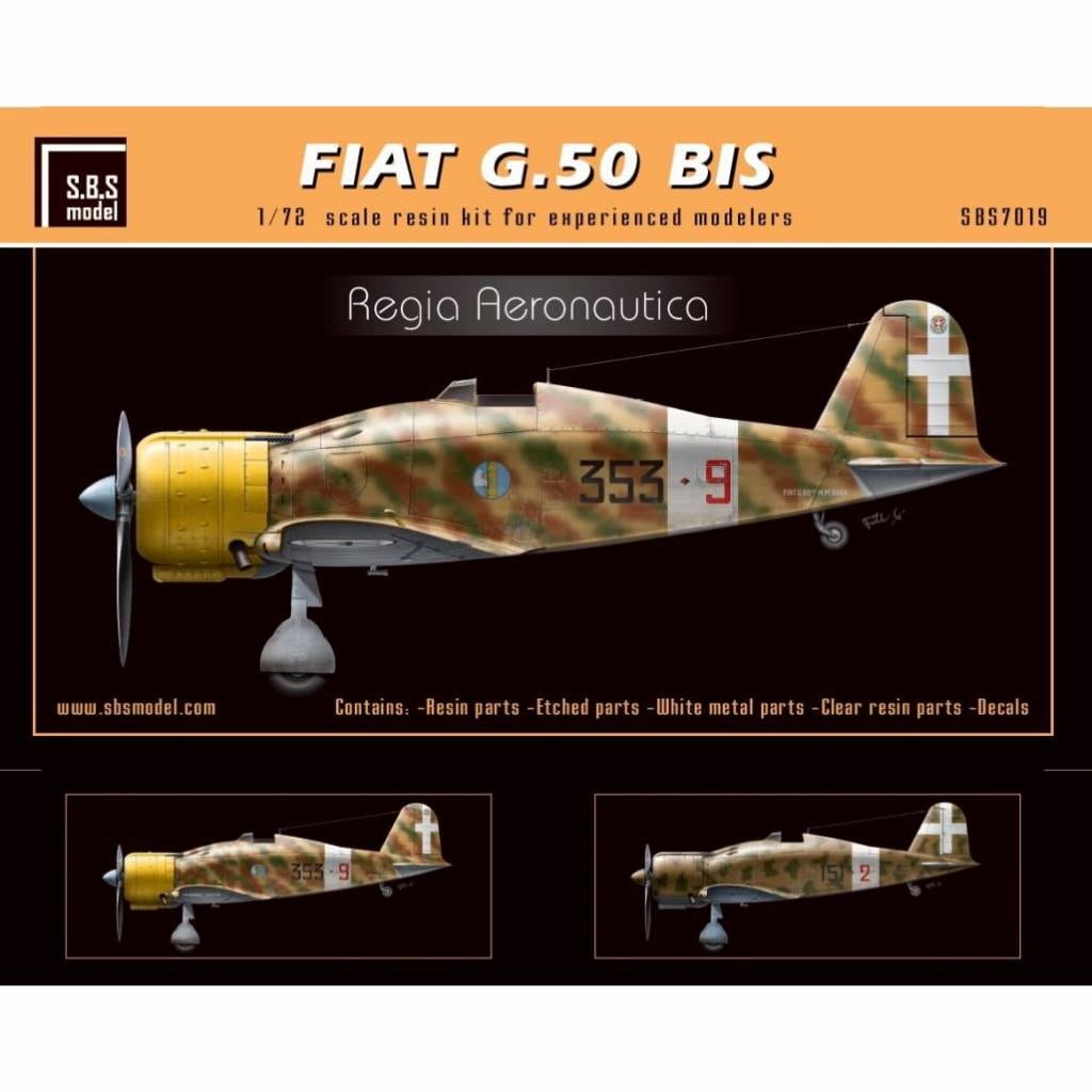 SBS7019 フィアット G.50bis フレッチア 「イタリア」|第二次大戦の飛行機モデル|飛行機