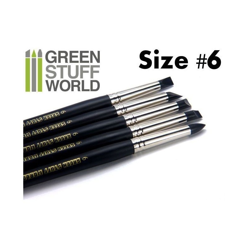 GSWD-111 ブラックシリコンシェイパーブラシ サイズ #6 ハードタイプ|工具|ツール＆マテリアル
