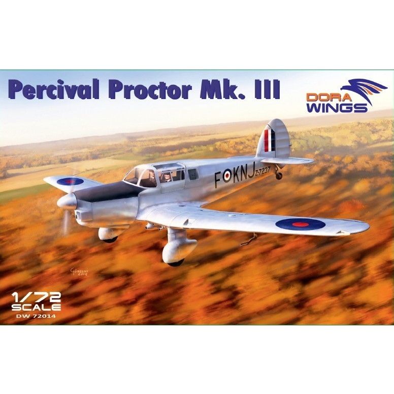 DW72014 パーシヴァル プロクター Mk.III|第二次大戦の飛行機モデル|飛行機