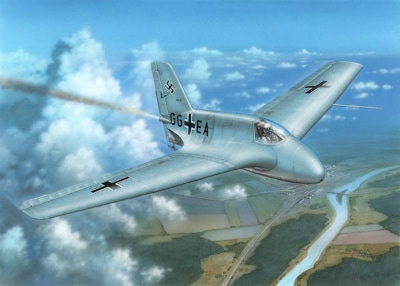 72334 メッサーシュミット Me163A 試作/訓練機|第二次大戦の飛行機モデル|飛行機