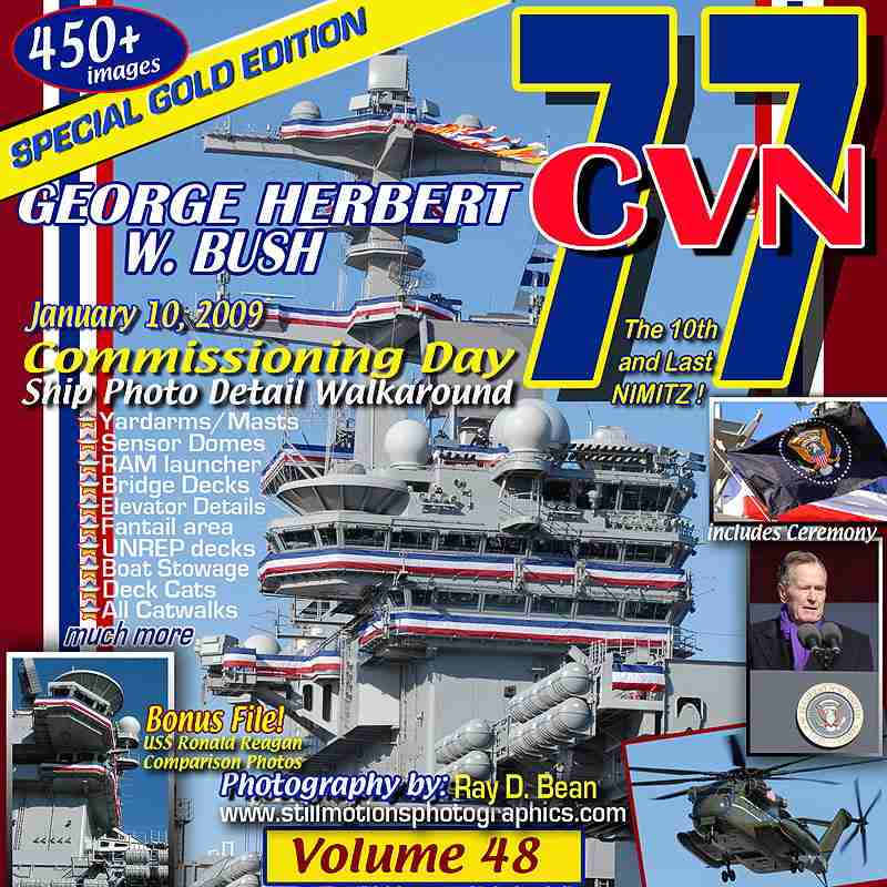 SMG048 米海軍空母 CVN-77 G. H. W. ブッシュ フォトDVD | スティル