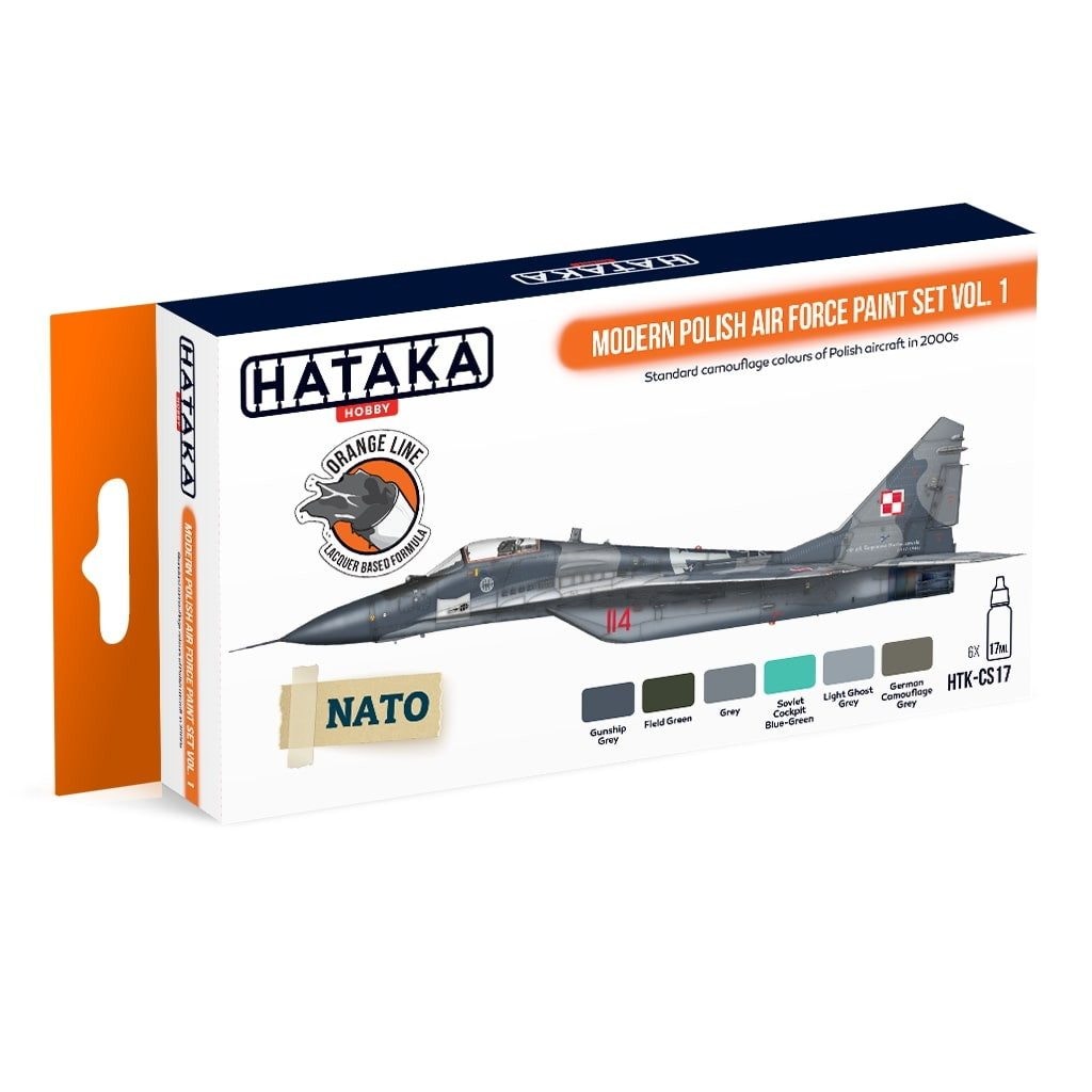 HTK-CS17 現用 ポーランド空軍 Vol.1 ラッカーカラー6本セット