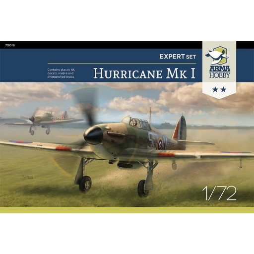 70019 ホーカー ハリケーンMk.I エキスパートセット|第二次大戦の飛行機モデル|飛行機