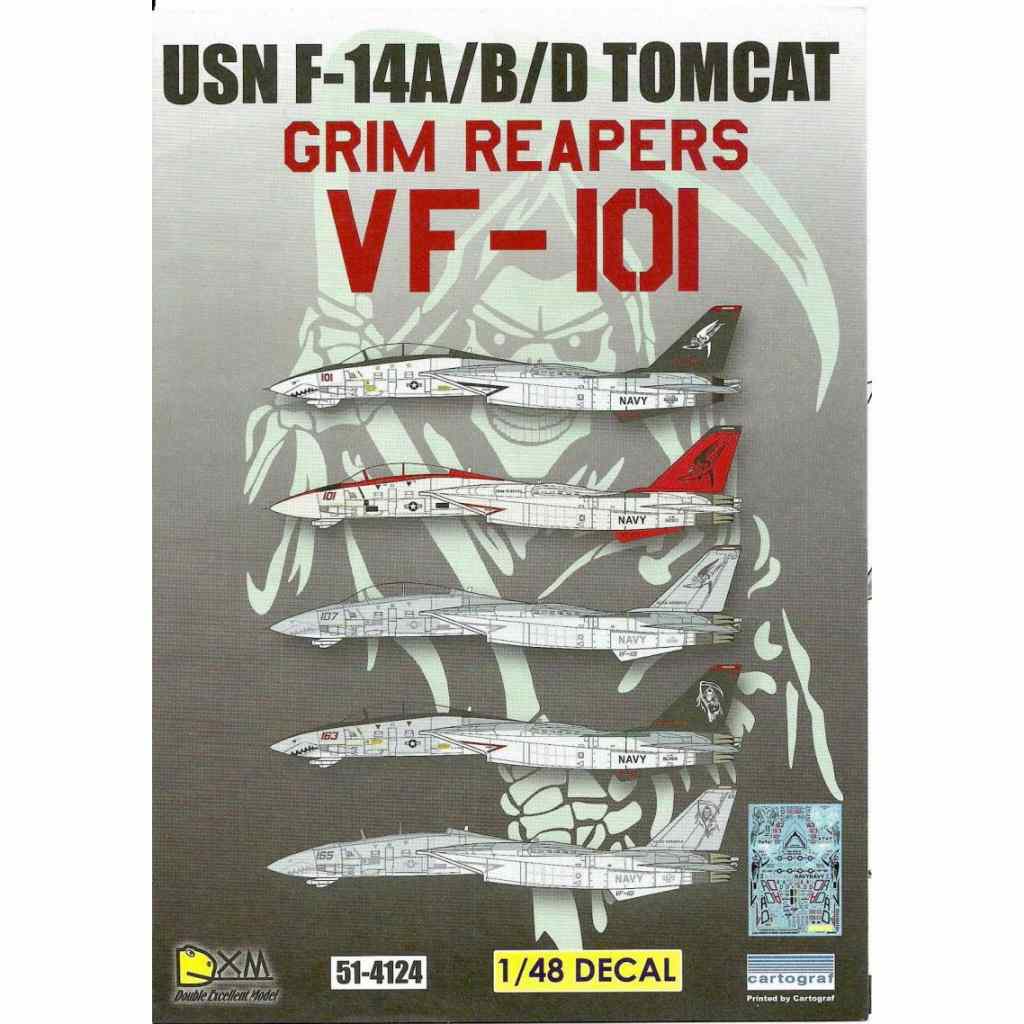 51-4124 F-14A/B/D トムキャット VF-101 グリムリーパーズ | DXM