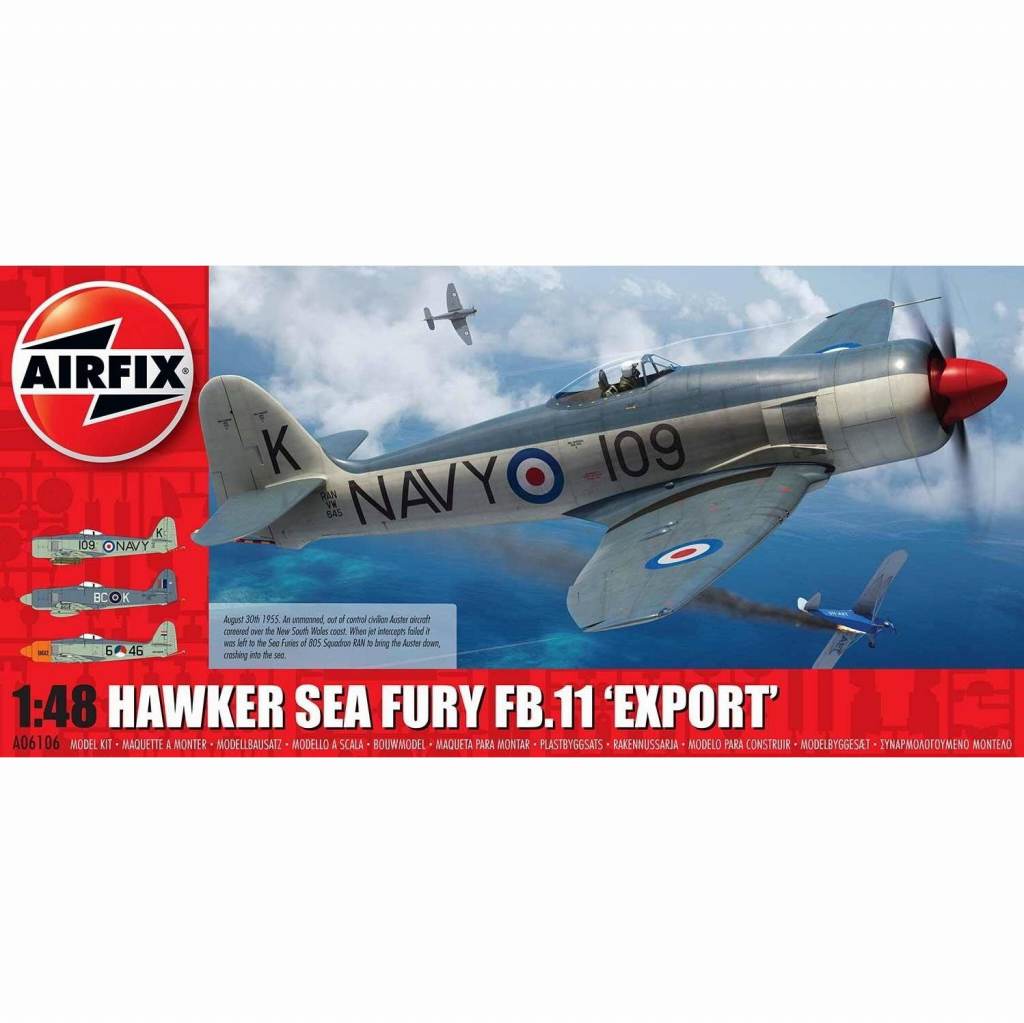 A06106 ホーカー シーフューリー FB.11 輸出仕様|大戦後の飛行機モデル|飛行機