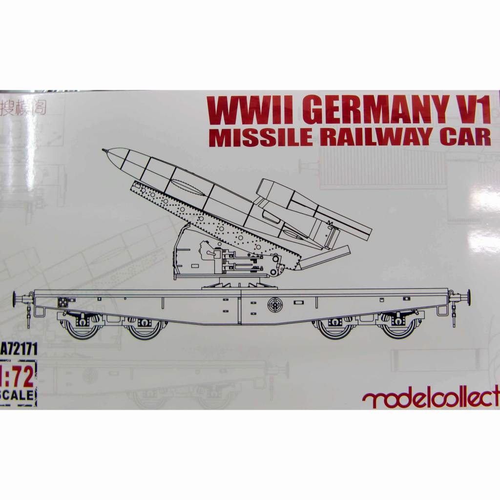 UA72171 ドイツ軍 平貨車 w/V1ミサイル|第二次大戦のAFVモデル|AFV