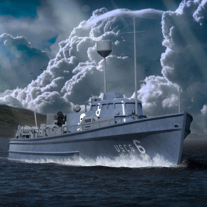 350001 アメリカ沿岸警備隊 83パトロールカッター|第二次大戦の艦船モデル|艦船