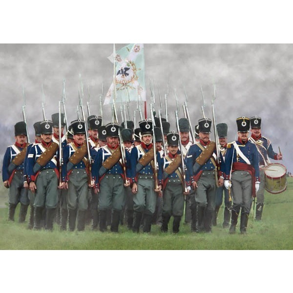 174 ナポレオン戦争 プロイセン戦列歩兵 行進|ヒストリカルフィギュア|フィギュア