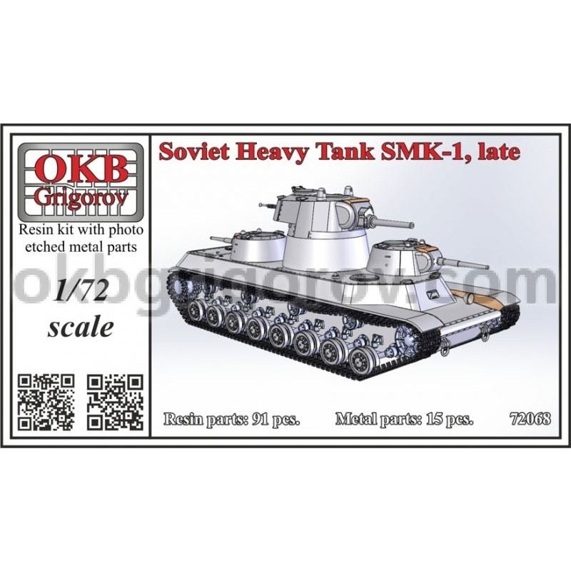 72068 ソビエト SMK-1 多砲塔重戦車 後期型|第二次大戦のAFVモデル|AFV