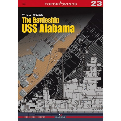 TOPDRAWINGS 7023 米 戦艦 BB-60 アラバマ USS Alabama|洋書|書籍＆DVD