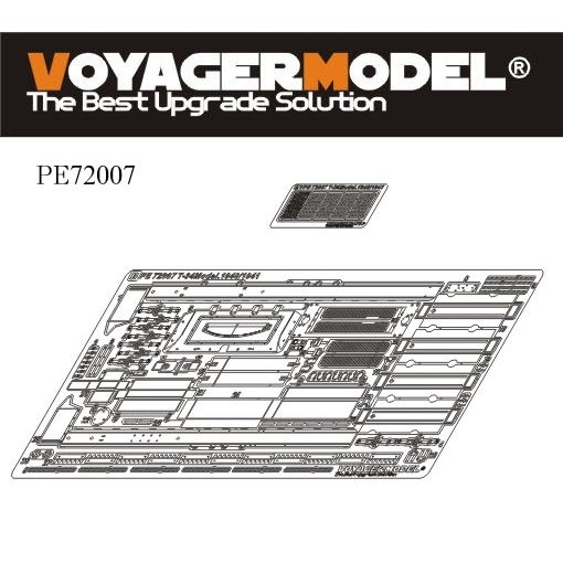 PE72007 WWII ソビエト T-34/76 1941/1942型用|AFV用パーツ|AFV
