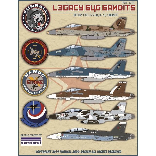 32-004 F/A-18A/A+/B/C �ۡ��ͥå� Legacy Bug Bandits