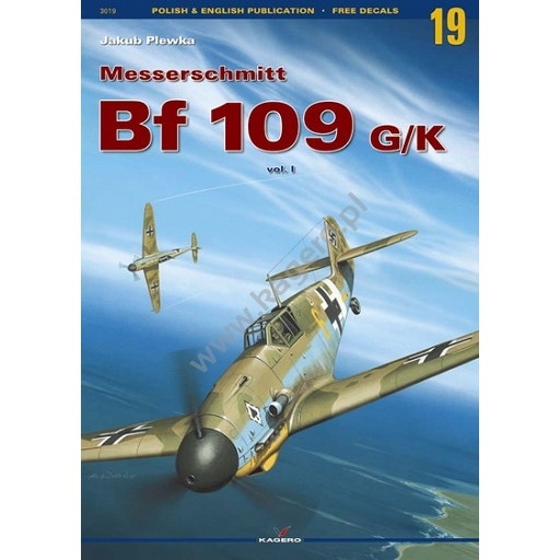 MONOGRAFIE 3019 メッサーシュミット Bf109G/K デカール付|洋書|書籍＆DVD
