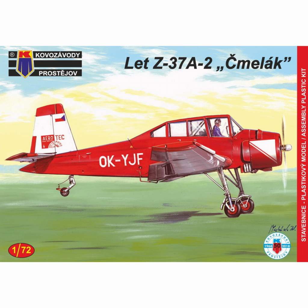 KPM0129 LET Z-37A-2  チメラック  (丸鼻蜂) 「チェコ」|大戦後の飛行機モデル|飛行機