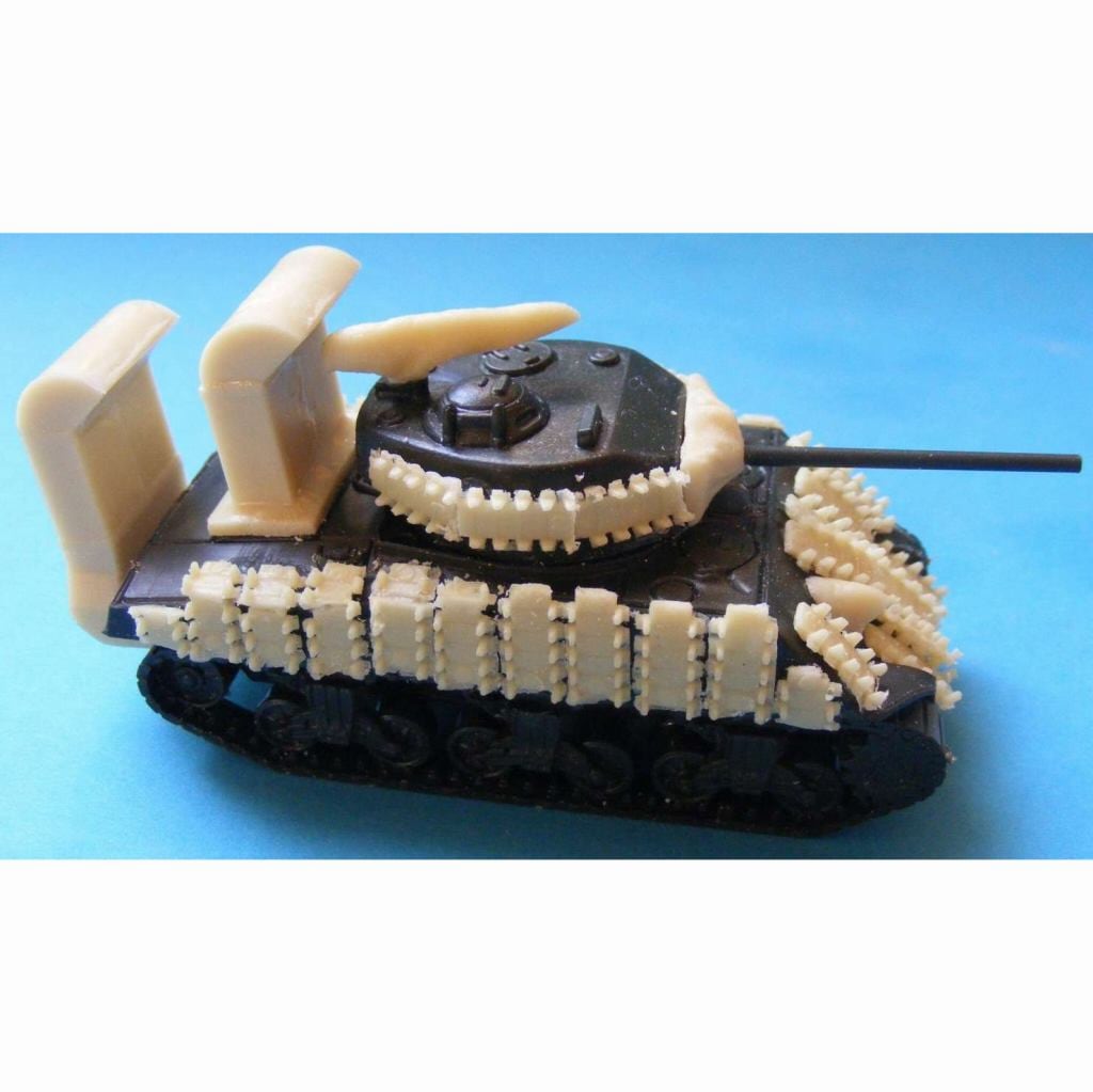 80-172 Sherman M4 A3 76 mm Waterproofed tarpaulin for Seawater / Deep Wading gear / Additional Armour with track links ����С�����󥻥å�