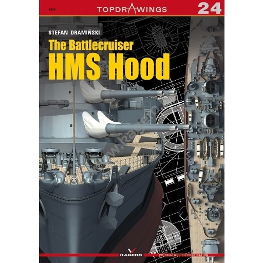 TOPDRAWINGS 7024 英 巡洋戦艦 フッド HMS Hood|洋書|書籍＆DVD