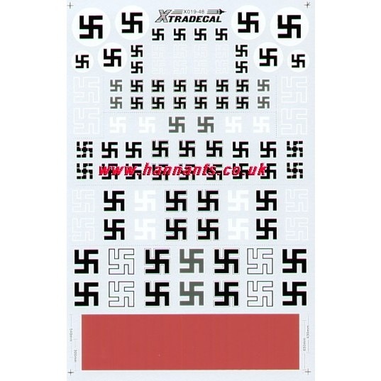 X48019 WWII ドイツ国籍マーク スワスチカ | エクストラデカール