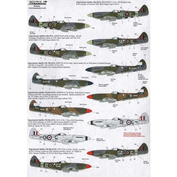 エレール Heller スーパーマリン スピリットファイア K-16型1/72