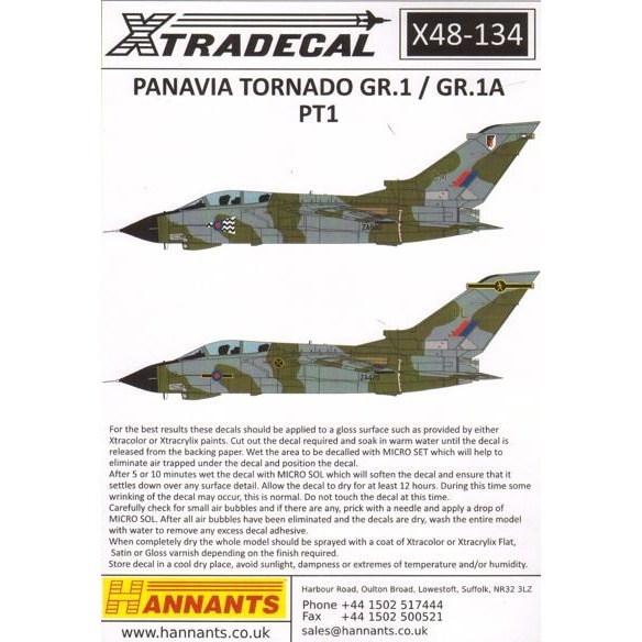 X48134 �ѥʥӥ� �ȡ��͡��� GR.1/GR.1A Pt.1