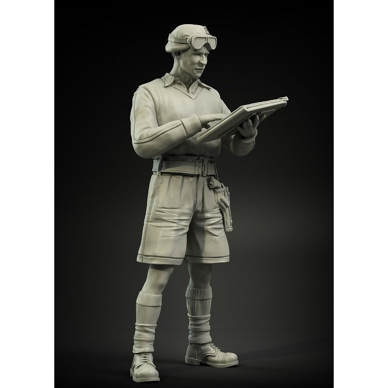 RE35-025 British RAC officer North Africa No.2 | パンツァーアート