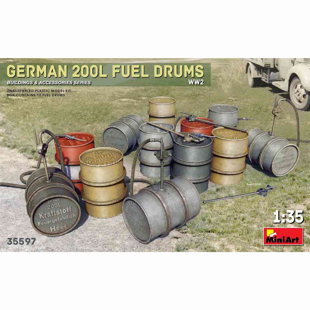 再入荷】35597 ドイツ製200L燃料缶セットWW2 | ミニアート MiniArt